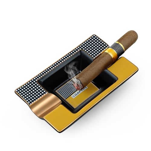 Cigar Ashtray Cigarettes Outdoor Cigars Ash tray for Men travel/Patio/Outside/Indoor Ashtrays