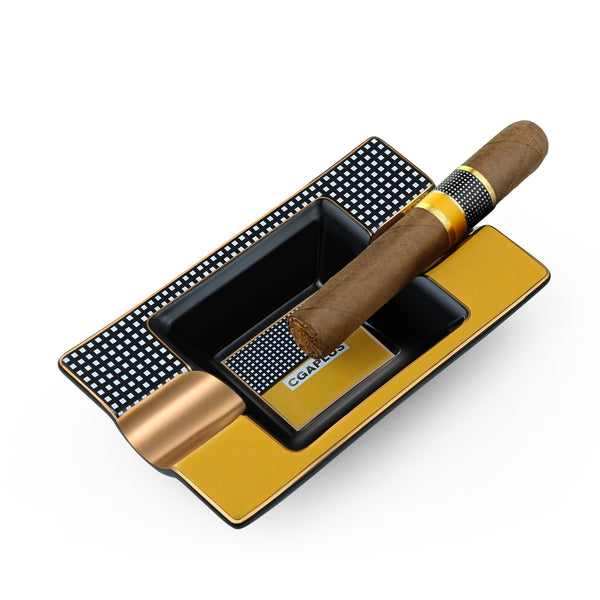 Cigar Ashtray Cigarettes Outdoor Cigars Ash tray for Men travel/Patio/Outside/Indoor Ashtrays