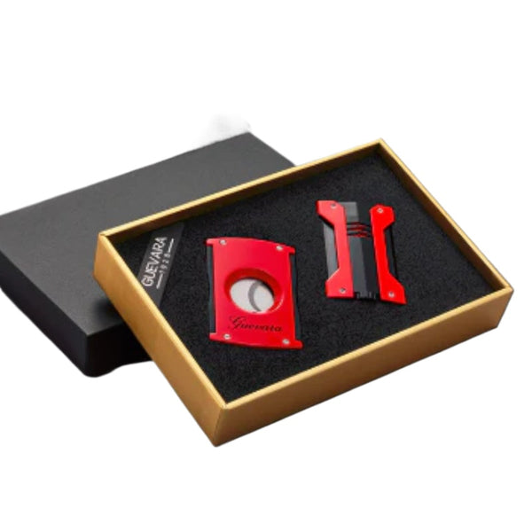 Cigar Cutter and Lighter Set 6208