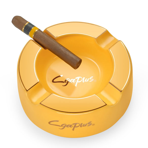 Cigar Ashtray Big Ashtrays for 8" Round Cigarettes Large Rest Cigars Ashtray for Patio