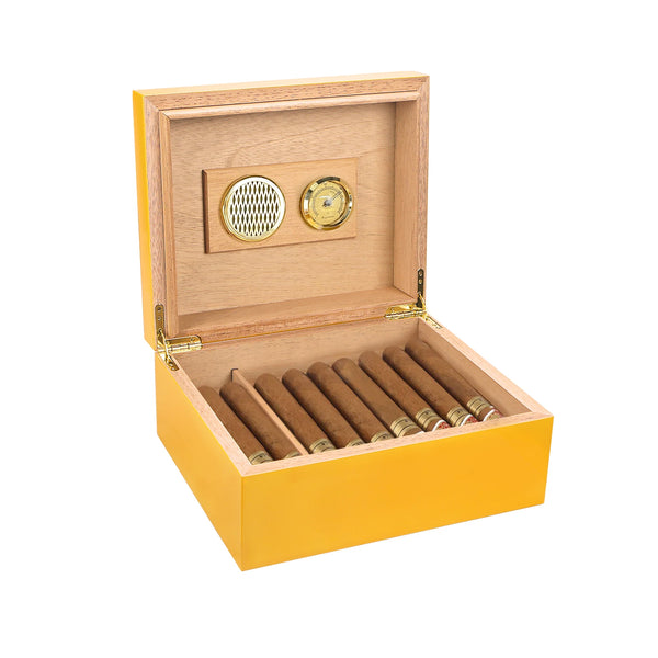 Cedar Wood Cigar Travel Humidor Box Portable Cigar Case W/ Humidifier Hygrometer Cigar Humidor Sigaren Box For Cigars