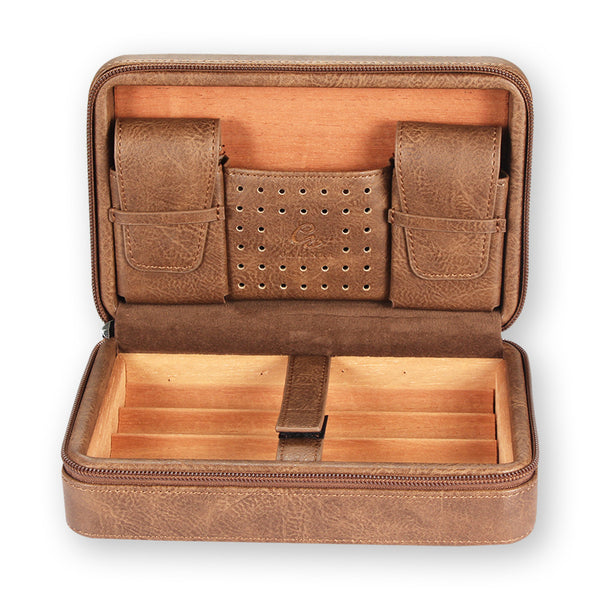 Galiner cedar cigar box retro cigarette box storage cigar portable travel moisturizing box