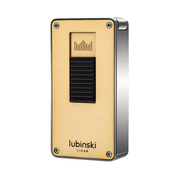 Rubinsky Cigar Lighter High-grade Zinc Alloy Multifunctional Double Fire Direct Dust Cover Folding Opener