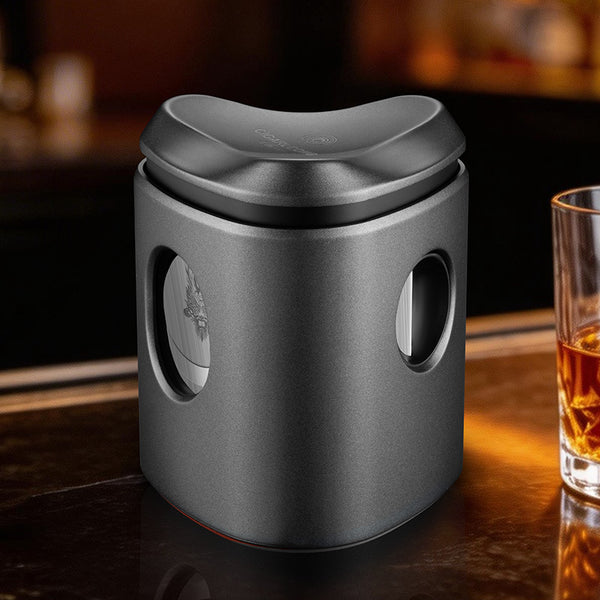 Cigar Cutter Three Caliber Cut Sharp Smooth Semi-Automatic Multifunctional Desktop 3 Cigar Cutter CE-26B3