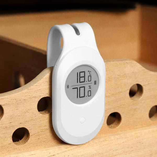 Cigar Hygrometer Guitar Portable Bluetooth Thermohygrometer Indoor Home Thermometer