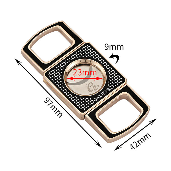 Galiner creative cigar cutter - portable, sharp alloy cigar scissors - multifunctional cigar knife & hole punch