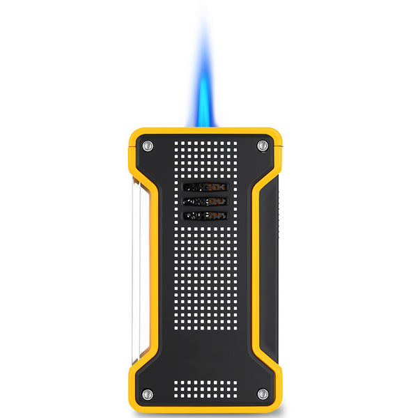 Cigar lighter Windproof straight punch lighter Portable with cigar drill Metal cigar lighter CB-25IL1