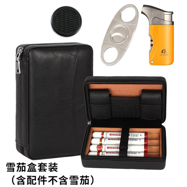 Galiner cedar cigar box retro cigarette box storage cigar portable travel moisturizing box