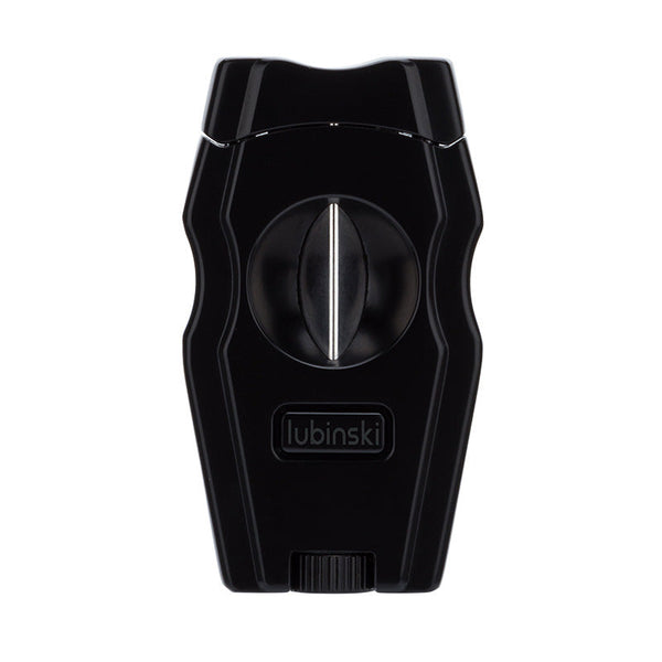 LUBINSKI Metal V-cut Cigar Cutter Zinc Alloy One-piece Stainless Outdoor Luxury Cigars Cut Portable Accessories Tool for Cigar