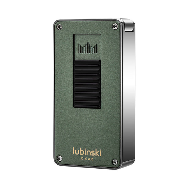 Rubinsky Cigar Lighter High-grade Zinc Alloy Multifunctional Double Fire Direct Dust Cover Folding Opener