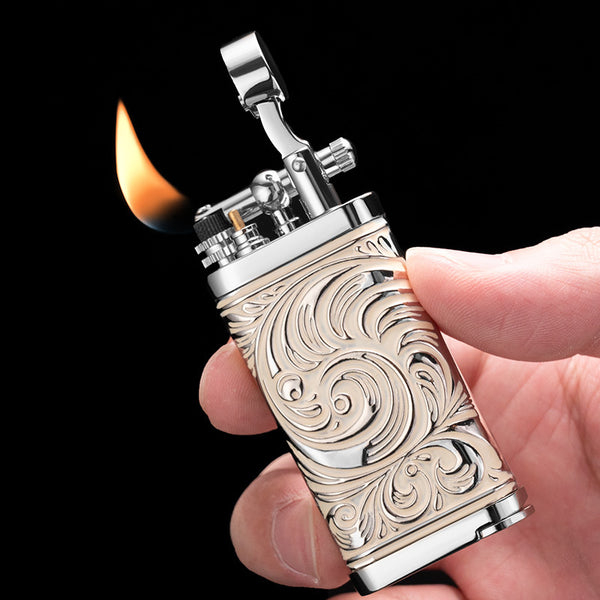 Cigar lighter European pipe lighter windproof straight punch multi-function