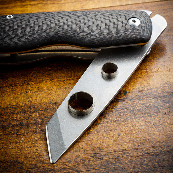 Cigar Tool Knife G10 Carbon Fiber Multifunctional Cigar Box Opening Knife LUBINSKI Hole Opener