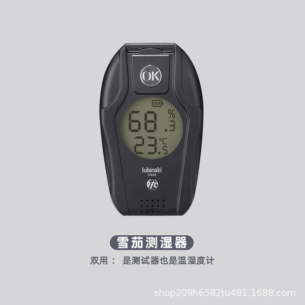 cigar moisture meter, wholesale temperature and humidity meter, accurate plug-in moisture detection instrument temperature and humidity display