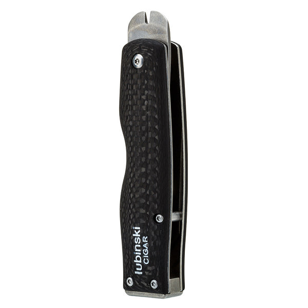Cigar Tool Knife G10 Carbon Fiber Multifunctional Cigar Box Opening Knife LUBINSKI Hole Opener