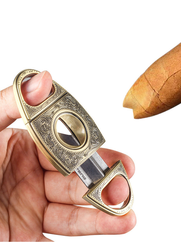 Cigar Cutter V-Cut Sharp Portable Personality Cigar Cutter Accessories Tools