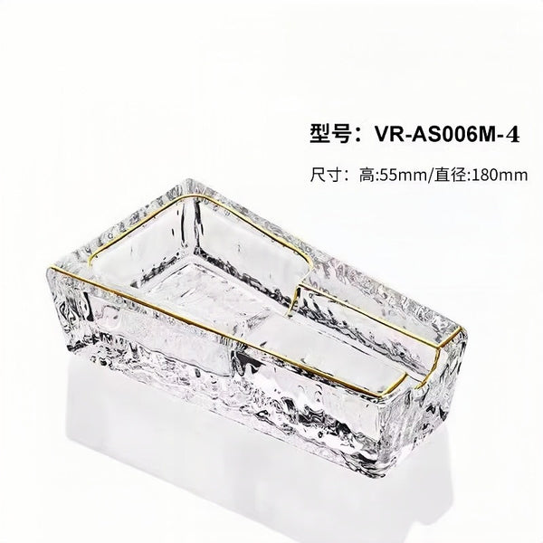 Cigar ashtray high-end ashtray crystal glass cigar cigarette set