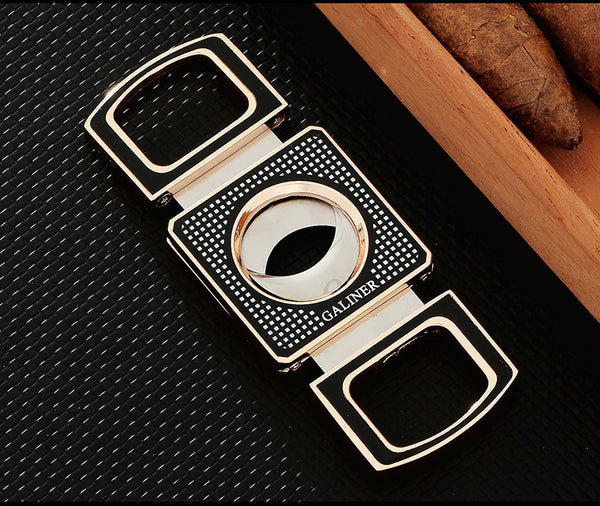 Galiner creative cigar cutter - portable, sharp alloy cigar scissors - multifunctional cigar knife & hole punch