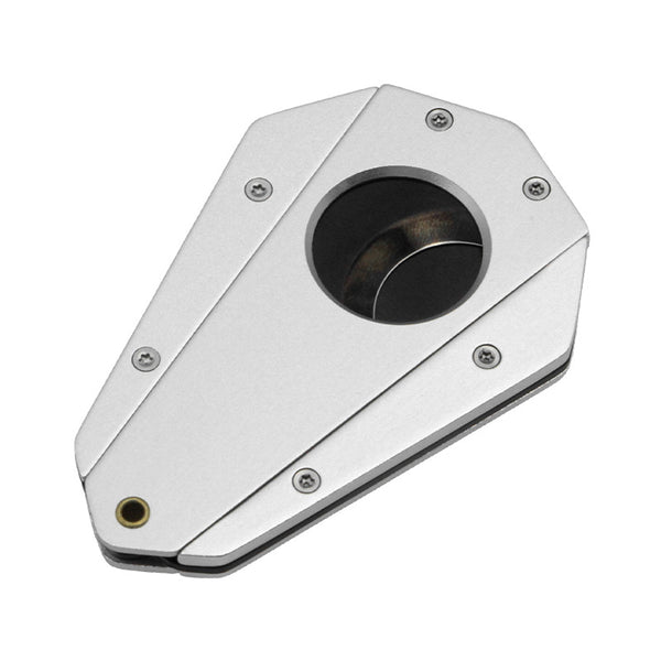 Lafuli cigar cutter - portable aluminum alloy, sharp semi-automatic cigar clipper