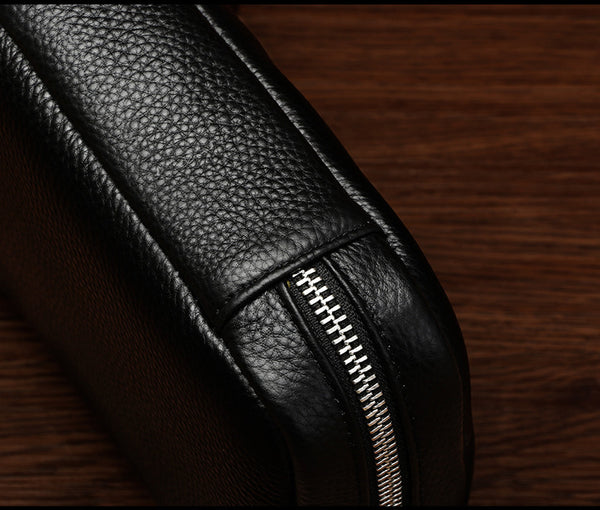 Galiner leather cigar case - portable travel humidor for 5 cigars - cigar box storage & cigarette case