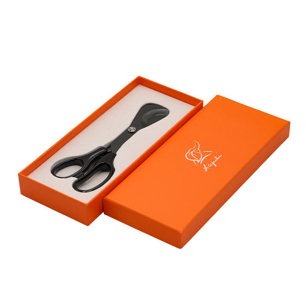 Lafuli ceramic cigar scissors, traditional handle-style sharp and durable double-edged cigar scissors