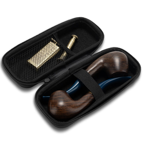 Pipe bag  large space smooth zipper