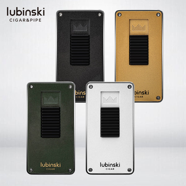 Rubinsky Cigar Lighter High-grade Zinc Alloy Multifunctional Double Fire Direct Dust Cover Folding Opener