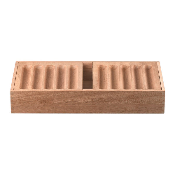 Cigar Tray Display Type Cedar Wood Cigar Tray Double Accessory Storage Tray