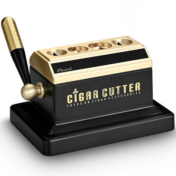 CIGARLOONG茄龙雪茄剪锋利刀刃大小孔V孔四切孔八神兽台式雪茄刀
