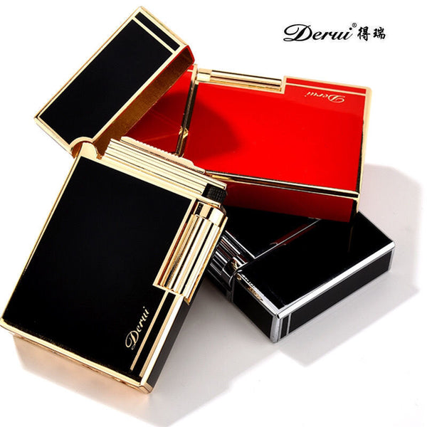 lighter inflatable high-grade grinding wheel steel sound gas lighter