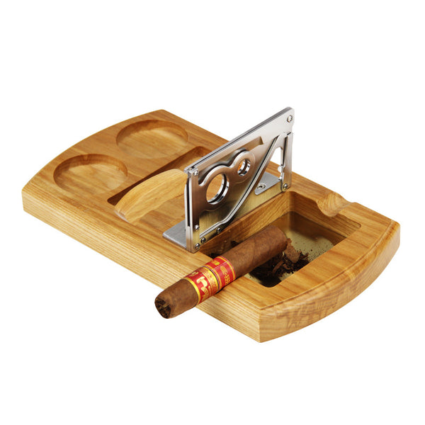 Cigar Desk Cutter, Desktop Cigar Cutter Stainless Steel Double Blade