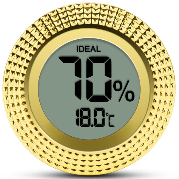 Cigar Thermohygrometer Compact and Exquisite Accurate Sensitive 2-in-1 Multifunctional Thermometer CLK-2023IH