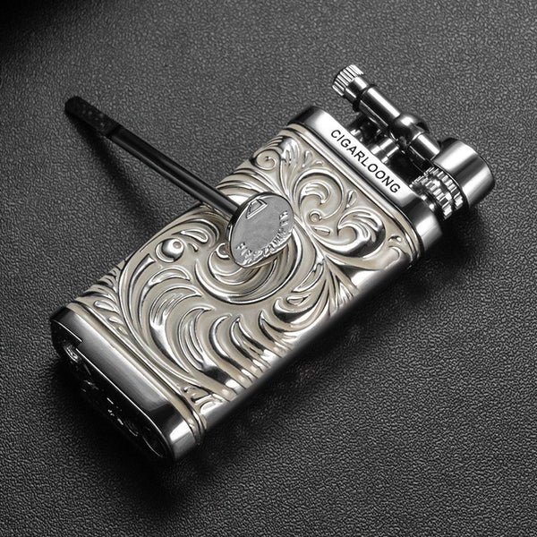 Cigar lighter European pipe lighter windproof straight punch multi-function