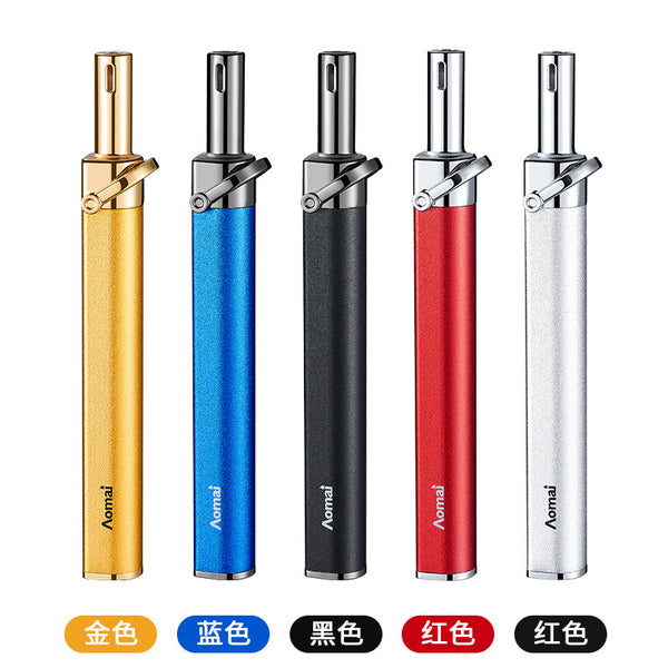 Strip lighter lever ignition point aromatic metal creative inflatable igniter
