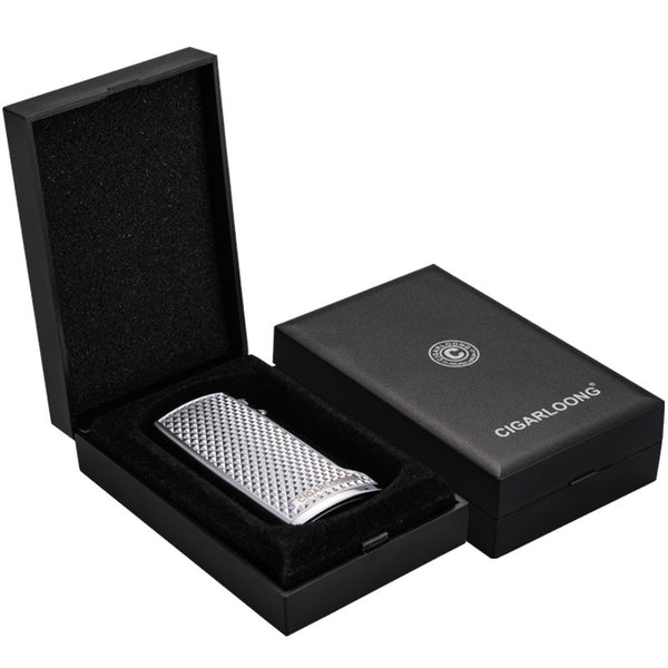 Cigarloong cigar lighter three-tube windproof direct travel portable cigarette lighter gift box packaging