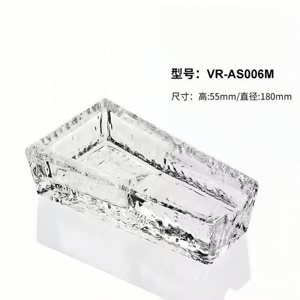 Cigar ashtray high-end ashtray crystal glass cigar cigarette set