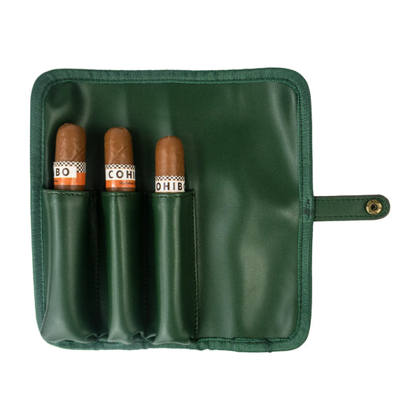 Cigar Case Travel Humidor Portable 3 Holder Cigar Storage Bag Outdoor Leather Cigar Tube Gift Box Smoking Tools Accessories