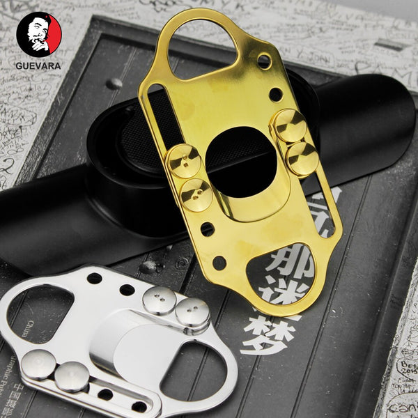 GUEVARA Cigar Cutter Metal Stainless Steel Classic Cigar Cutter with Gift Box Christmas Cigar Accessories