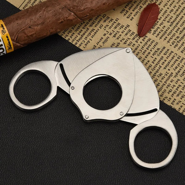 Stainless Steel Cigar Cutter Metal Classic Cutter Guillotine Cigar Scissors Gift Puncher Cutting Knife Cigar Accessories