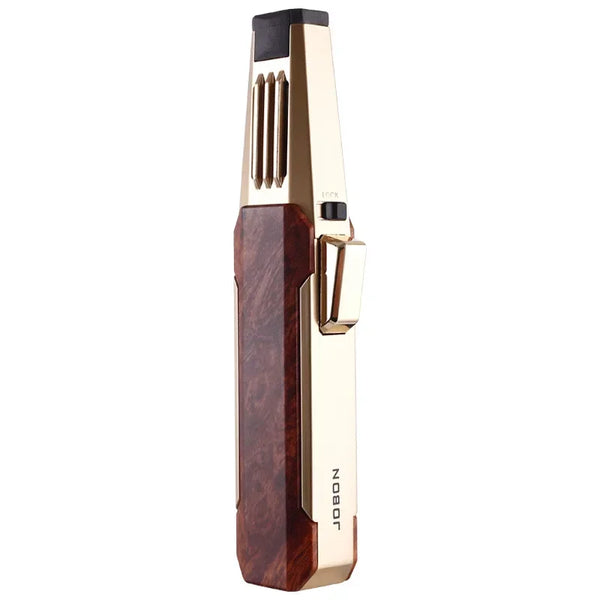 JOBON Jet Pen Spray Gun Torch Gas Lighter Windproof Metal Cigar Outdoor Kitchen BBQ Lighter Straight Flame Gadget Man