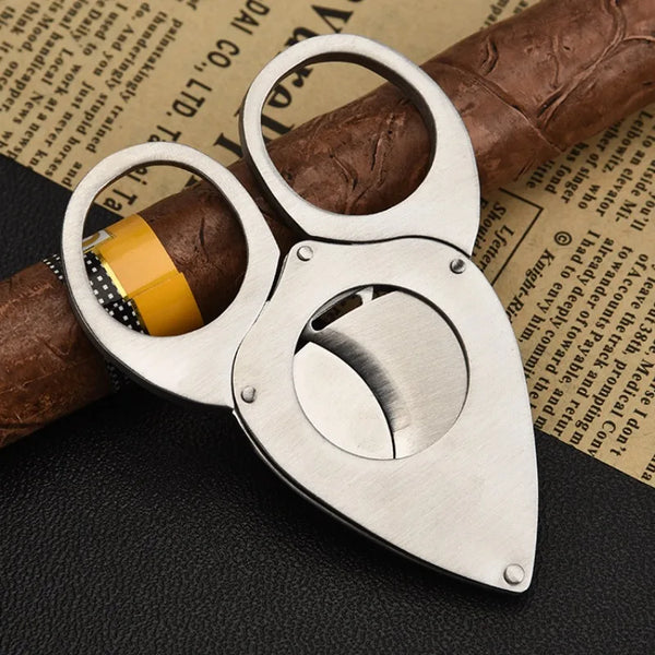 Stainless Steel Cigar Cutter Metal Classic Cutter Guillotine Cigar Scissors Gift Puncher Cutting Knife Cigar Accessories