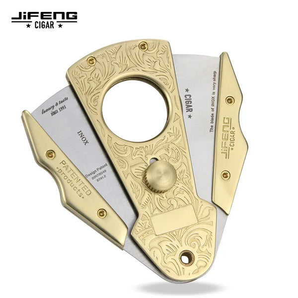 Cigar Scissors Stainless Steel Cutter Knife Sharp Blade Exquisite Portable Guillotine Smoking Cigar Cutting Tool Man GIft Box