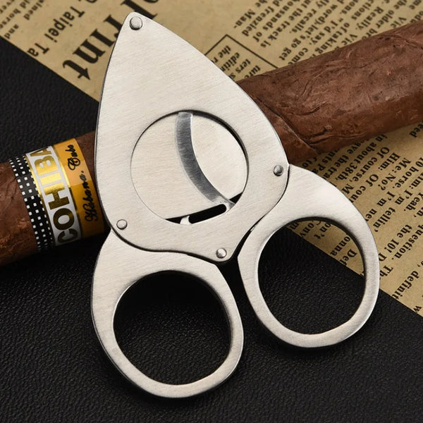 Stainless Steel Cigar Cutter Metal Classic Cutter Guillotine Cigar Scissors Gift Puncher Cutting Knife Cigar Accessories