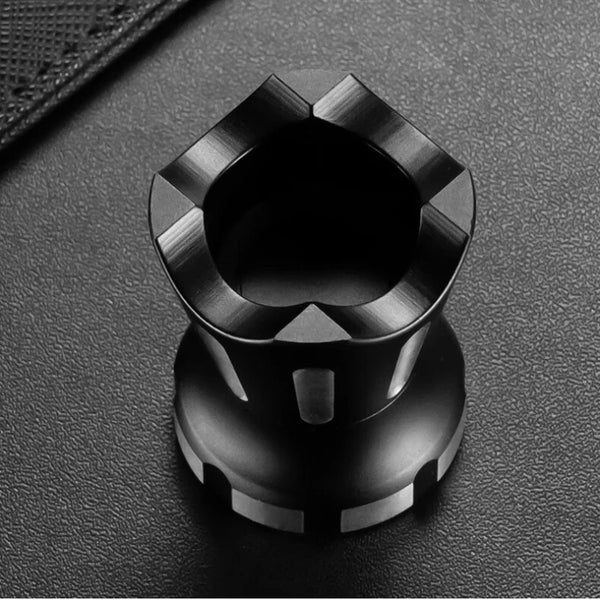 Alloy Cigar Holder Mini Pocket Smoking Accessories  Travel Home  Support Large Caliber Special Cigar Slot Gift Box Men