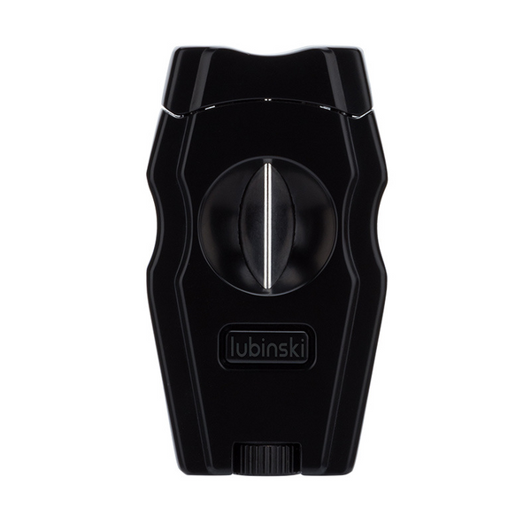 LUBINSKI Metal V-cut Cigar Cutter Zinc Alloy One-piece Stainless Outdoor Luxury Cigars Cut Portable Accessories Tool for Cigar
