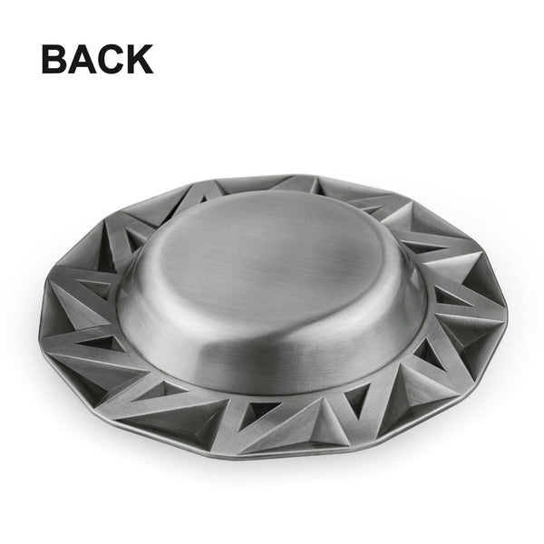 Multi-tube Roundmetal Cigar Ashtray Durability Big Ash trays for 8"  Cigarettes Large Rest Outdoor Cigars Ash tray for Patio/Outside/Indoor Ashtray