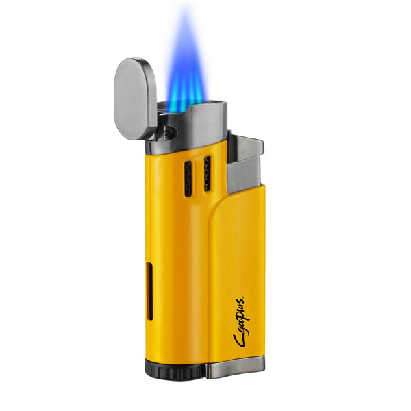 Torch Lighter with Punch 4 Jet Refillbale Lighters Windproof