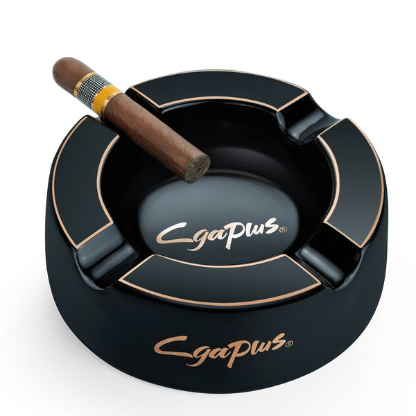 Cigar Ashtray Big Ashtrays for 8" Round Cigarettes Large Rest Outdoor Cigars Ashtray