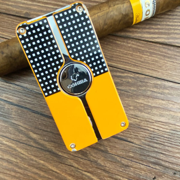 Cohiba Metal Cigar Lighter 3 Torch Jet Flame