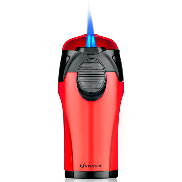 Dual Flame WINDPROOF CIGAR LIGHTER WITH PUNCH