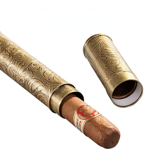 Galiner Golden Pure Copper Cigar Holder Mouthpiece Nozzle 4 Sizes